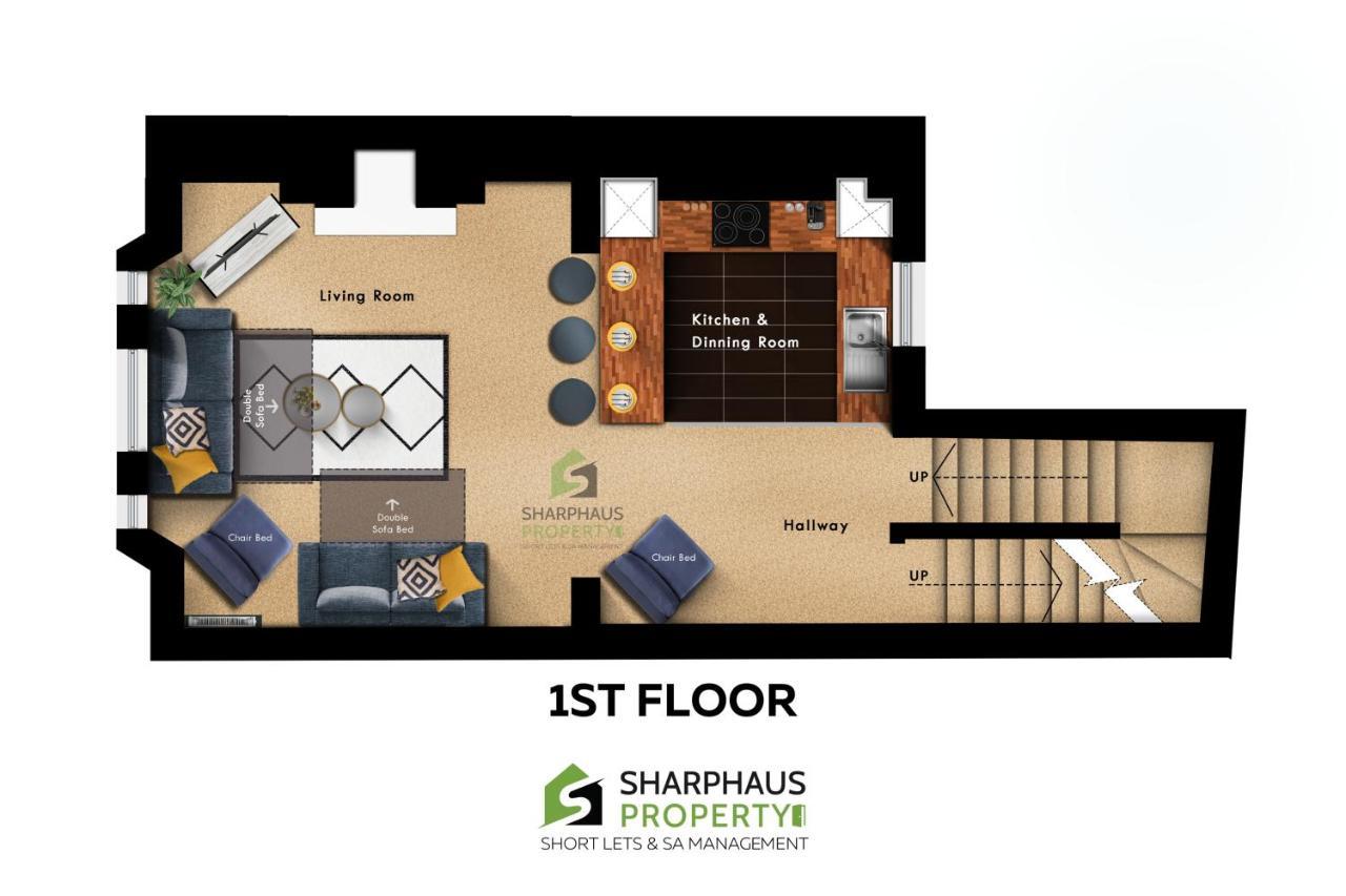 Charming Luxury 3Bed Apartment In A Prime Location By Sharphaus Short Lets & Serviced Accommodation Management Brighton Ngoại thất bức ảnh